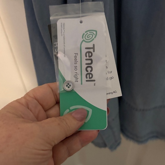 Westbound Light Blue Tunic Top - Picture 5 of 8